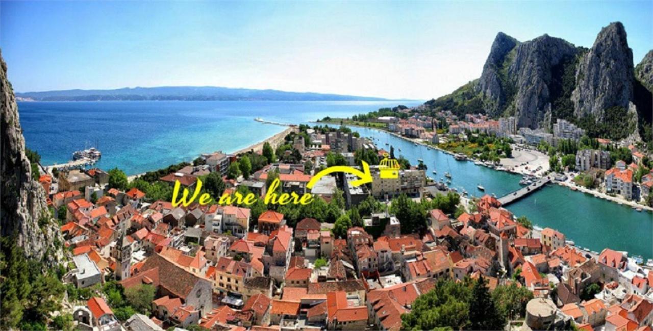 Apartment Vicko Omiš Exteriör bild